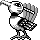 Un pokémon paon ressemblant aussi un peu à Natu/Xatu