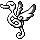 Un oiseau clef de sol