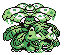 Un fan-sprite de Sapusaur, un Florizarre avec un air dangereux