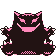A sprite of Spooky, an "dangerous-looking" Gengar