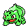 Sprite de Bulbizarre dans Pokemon Argent
