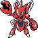 Sprite de Cizayox dans Pokemon Argent
