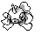 Sprite de Poissirene dans Pokemon Spaceworld
