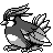 Sprite de Roucoups dans Pokemon Spaceworld