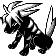 Sprite de Raikou dans Pokemon Spaceworld